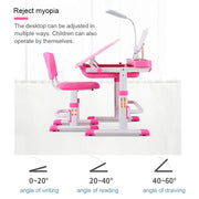 LVYUAN Height Adjustable Kids Desk and Chair Set.Desk Chair