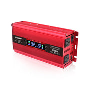 LVYUAN 1500W Power Inverter DC 12V to AC 110V with LCD (RED) DC to AC Converter