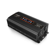 LVYUAN 1500W Power Inverter DC 12V to AC 110V with LED Display (Black) DC to AC Converter