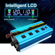 LVYUAN 3000W Pure Sine Wave Inverter DC 24V to AC 110V with Remote Controller, LCD Display For RVs & Campers For Truck,Car