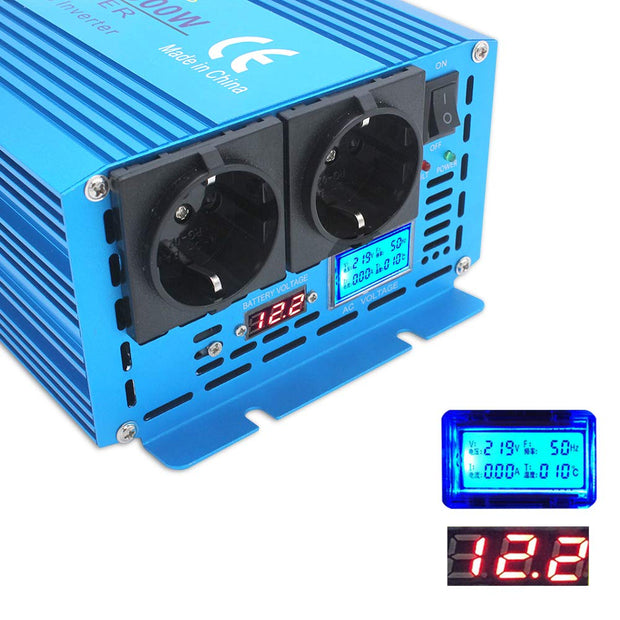 Spannungswandler 1500W / 3000W - 220V (230V) / 12V Wechselrichter