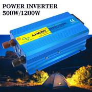 LVYUAN 500W Pure Sine Wave Power Inverter DC 12V to AC 230V